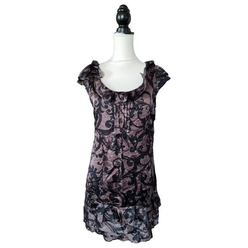 Pre-owned Juicy Couture Silk Dress In Multicolour