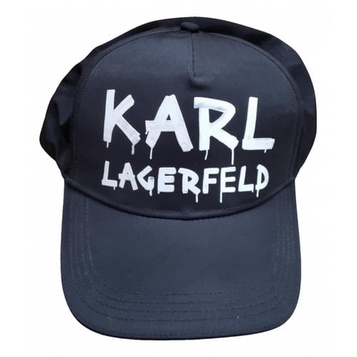 Pre-owned Karl Lagerfeld Hat In Black