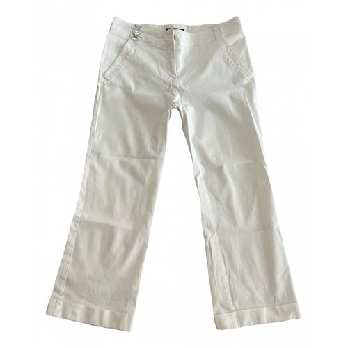 Pre-owned Versace Chino Pants In White