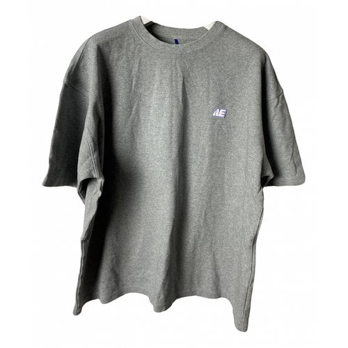 Pre-owned Ader Error T-shirt In Grey