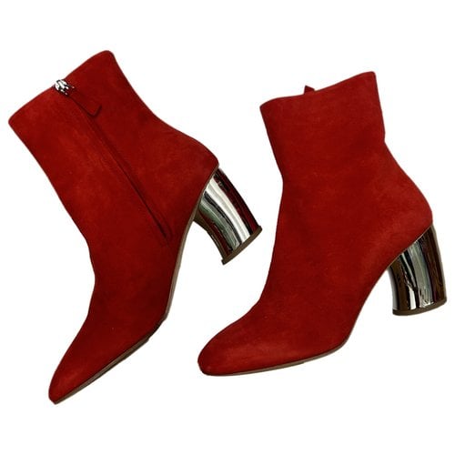 Pre-owned Proenza Schouler Boots In Red