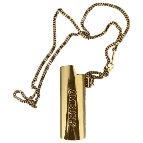 Pre-owned Ambush Necklace In Gold
