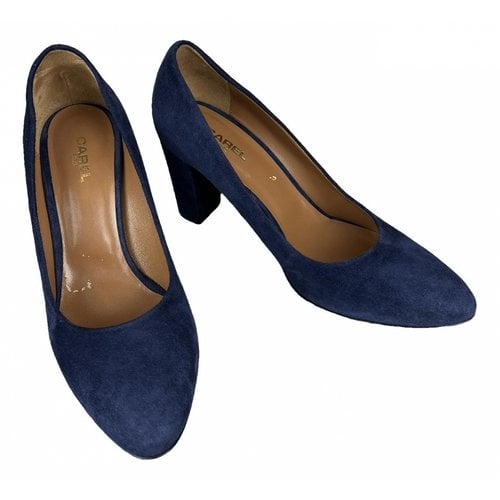 Pre-owned Carel Leather Heels In Blue