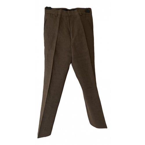 Pre-owned Haider Ackermann Trousers In Brown