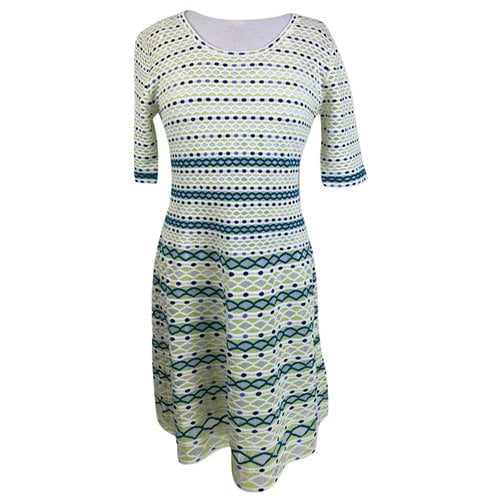 Pre-owned M Missoni Mid-length Dress In Green