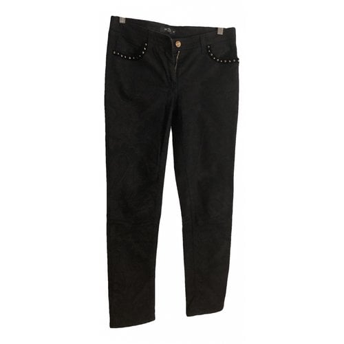 Pre-owned Etro Straight Pants In Black