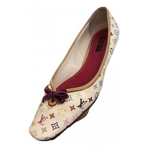 Pre-owned Louis Vuitton Leather Ballet Flats In Multicolour