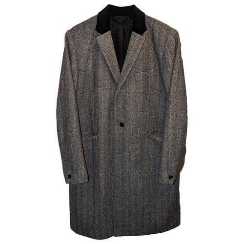Pre-owned Rag & Bone Wool Coat In Grey