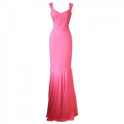 Pre-owned Roland Mouret Maxi Dress In Pink