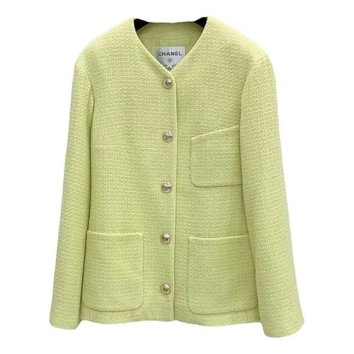Pre-owned Chanel Jacket In Green