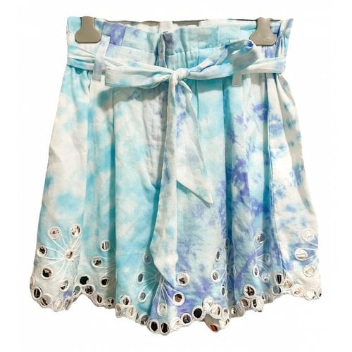 Pre-owned Juliet Dunn Shorts In Blue