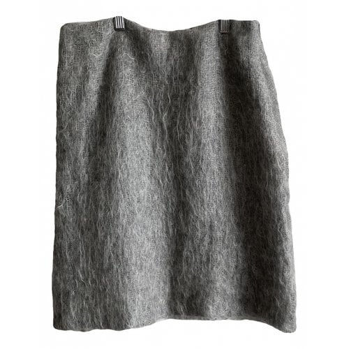 Pre-owned Paul & Joe Wool Mini Skirt In Grey