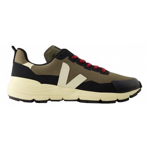 Pre-owned Veja Trainers In Khaki