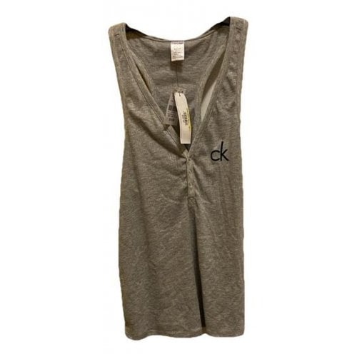 Pre-owned Calvin Klein Camisole In Grey