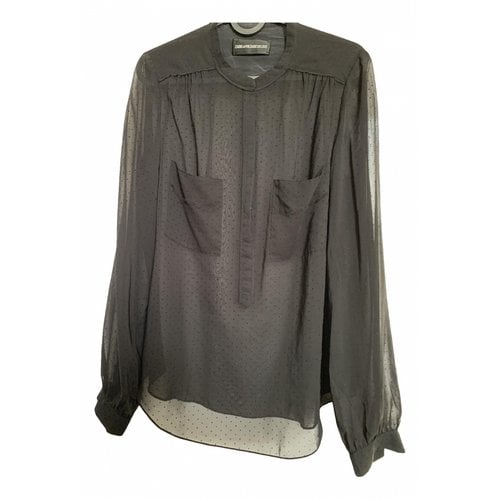 Pre-owned Zadig & Voltaire Blouse In Black