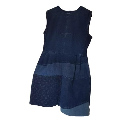 Pre-owned Louis Vuitton Mini Dress In Blue