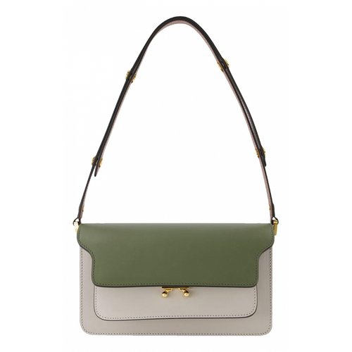 Pre-owned Marni Leather Handbag In Green