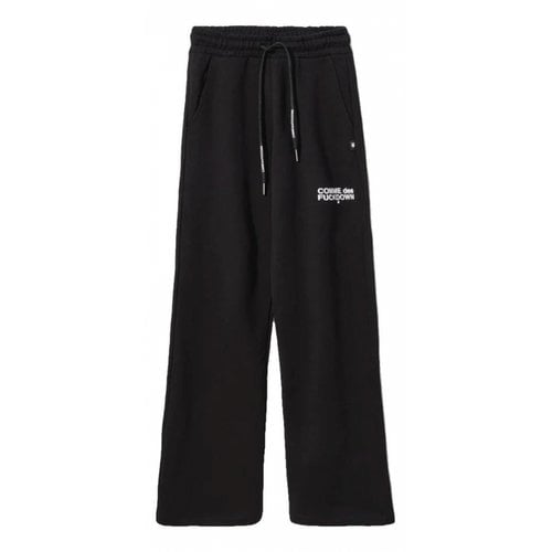 Pre-owned Comme Des Fuckdown Trousers In Black