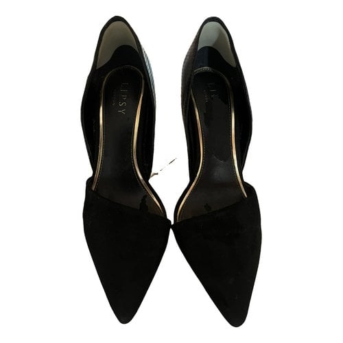 Pre-owned Lipsy Leather Heels In Black