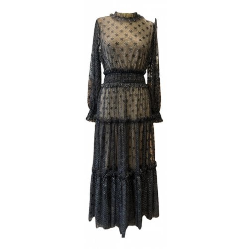 Pre-owned Ralph & Russo Silk Maxi Dress In Black