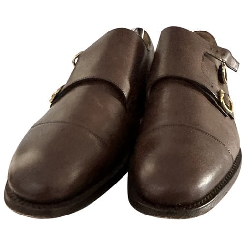 Pre-owned Church's Leather Lace Ups In Brown