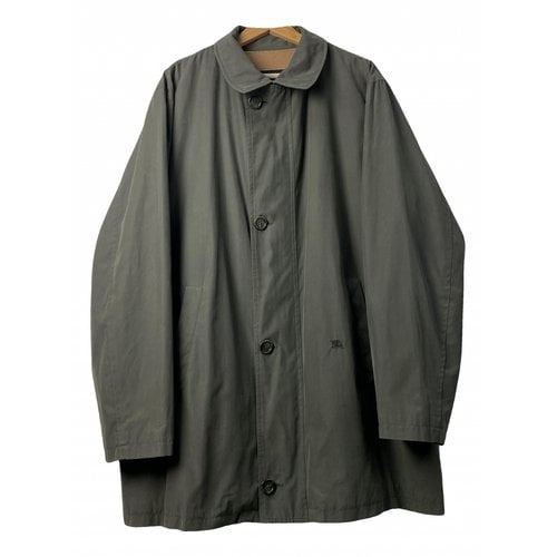 Pre-owned Burberry Trench In Grey