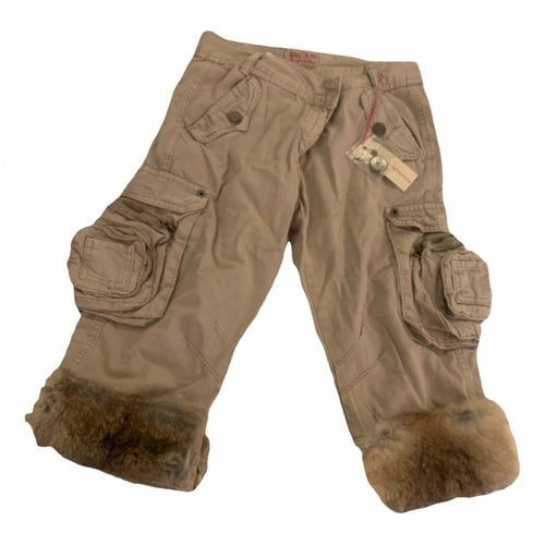 Pre-owned Pinko Short Pants In Beige