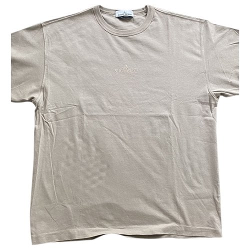 Pre-owned Stone Island T-shirt In Beige