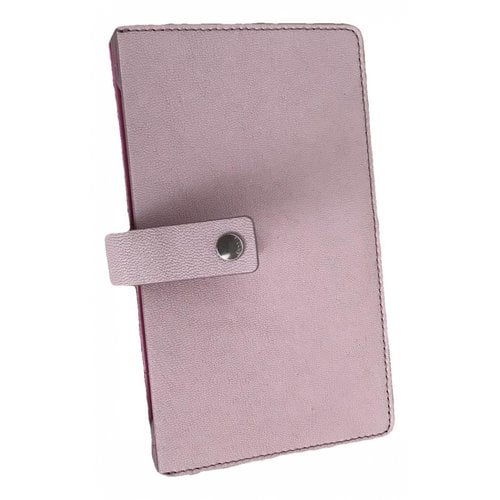 Pre-owned Fossil Leather Wallet In Pink
