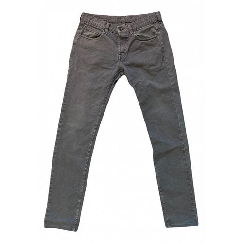Pre-owned Eleventy Slim Jean In Grey