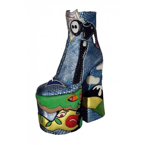 Pre-owned Marc Jacobs Leather Boots In Multicolour