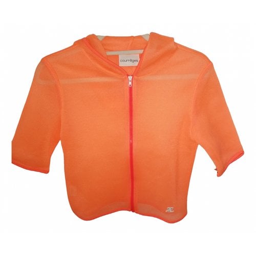 Pre-owned Courrèges Knitwear In Orange
