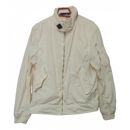 Pre-owned Stone Island Coat In White