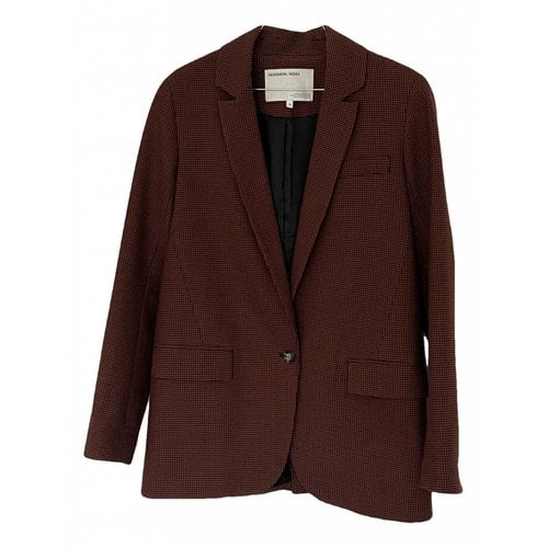 Pre-owned Designers Remix Blazer In Brown