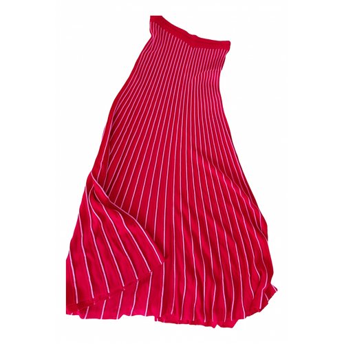 Pre-owned Sandro Maxi Skirt In Multicolour