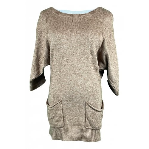 Pre-owned Bcbg Max Azria Wool Jumper In Camel