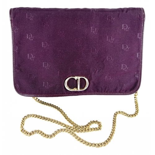 Pre-owned Dior Handbag In Purple
