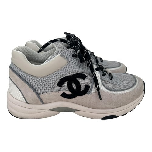 Pre-owned Chanel Trainers In Grey