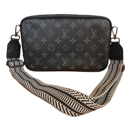 Pre-owned Louis Vuitton Patent Leather Bag In Black