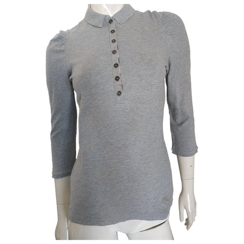 Pre-owned Burberry Blouse In Grey