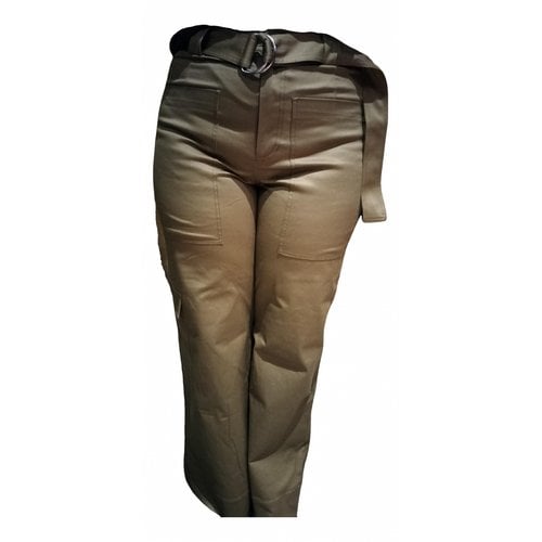 Pre-owned Proenza Schouler Large Jeans In Khaki