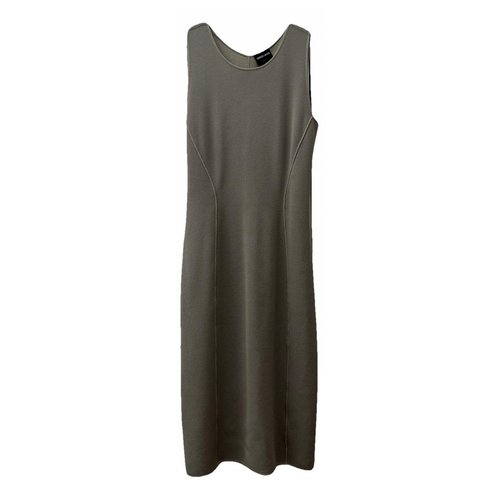 Pre-owned Giorgio Armani Mid-length Dress In Grey