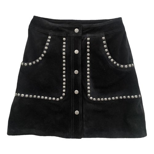 Pre-owned Gcds Mini Skirt In Black