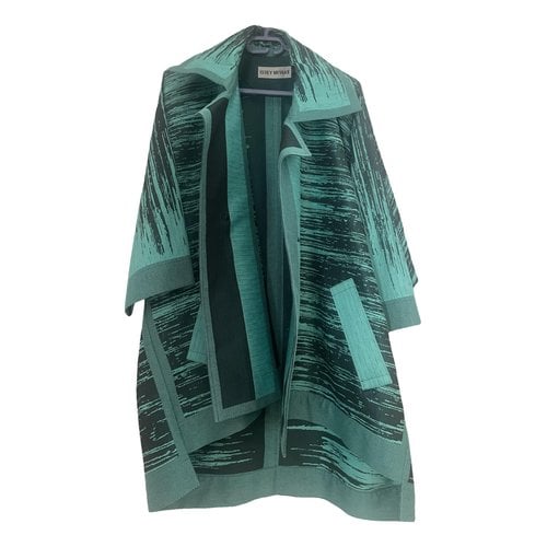 Pre-owned Issey Miyake Vest In Turquoise