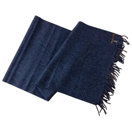 Pre-owned Loro Piana Cashmere Scarf & Pocket Square In Blue