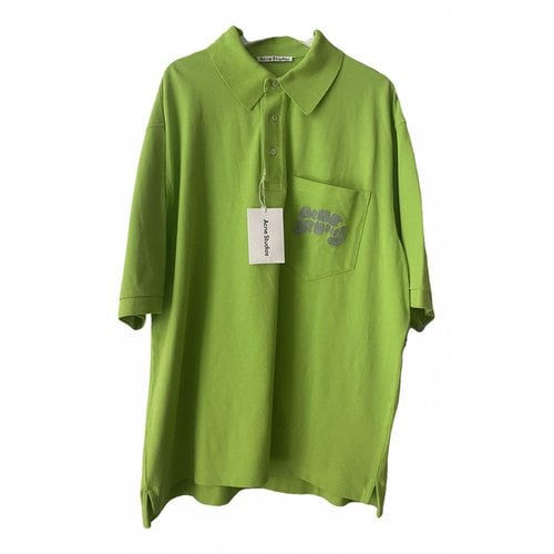Pre-owned Acne Studios Polo Shirt In Green