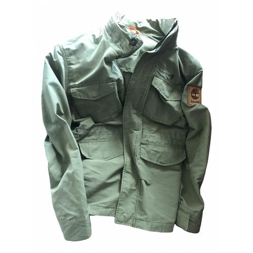 Pre-owned Timberland Peacoat In Green