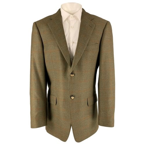 Pre-owned Ermenegildo Zegna Wool Jacket In Green
