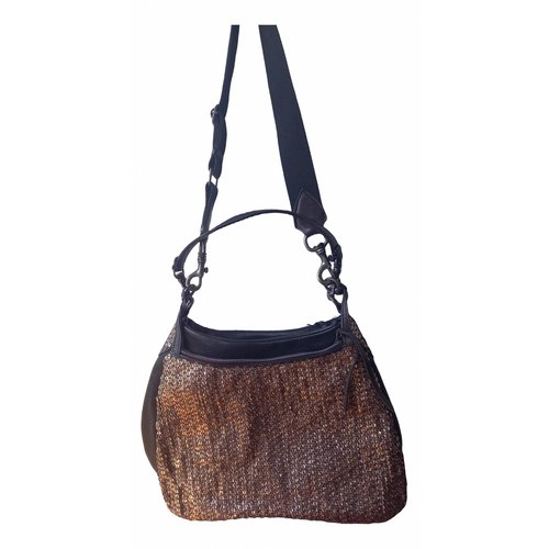 Pre-owned Maliparmi Leather Crossbody Bag In Black