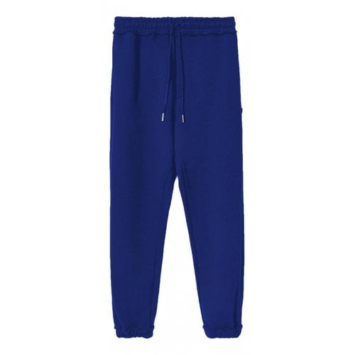 Pre-owned Comme Des Fuckdown Trousers In Blue